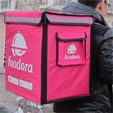 PK-65D: Takeaway dinner food bags, pizza delivery backpack for Foodora riders, 16" L x 12" W x 18" H