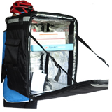 PK-96Z: Hot food transportation bag, food delivery box with divider, pizza backpack, 16